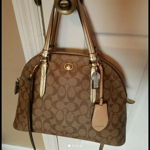 Coach Peyton Cora Domed Satchel